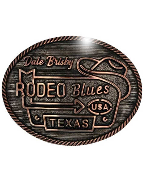 Image #1 - Montana Silversmiths Men's Dale Brisby Rodeo Blues Attitude Buckle , Silver, hi-res
