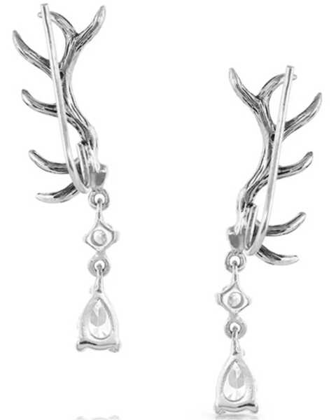 Image #2 - Montana Silversmiths Women's Kristy Titus Nature's Chandelier Earrings, Silver, hi-res