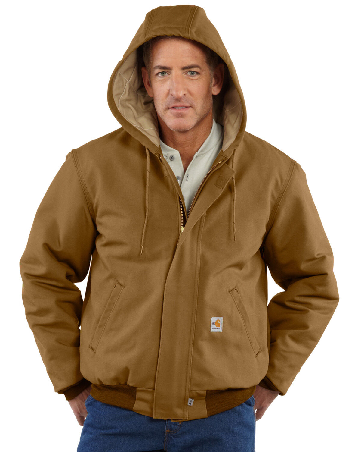 Carhartt Men's FR Duck Active Hooded Jacket - Big & Tall Carhartt Men's FR Duck Active Hooded Jacket - Big & Tall
