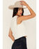 Image #4 - Idyllwind Women's Trailer Park Pretty Rhinestone Fringe Sleeveless Shirt, Ivory, hi-res
