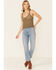 Image #2 - Very J Women's Crochet Knit Sweater Tank Top, Olive, hi-res