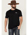 Image #2 - Kick Brass Men's Pledge Of Allegiance Short Sleeve Graphic T-Shirt, Black, hi-res