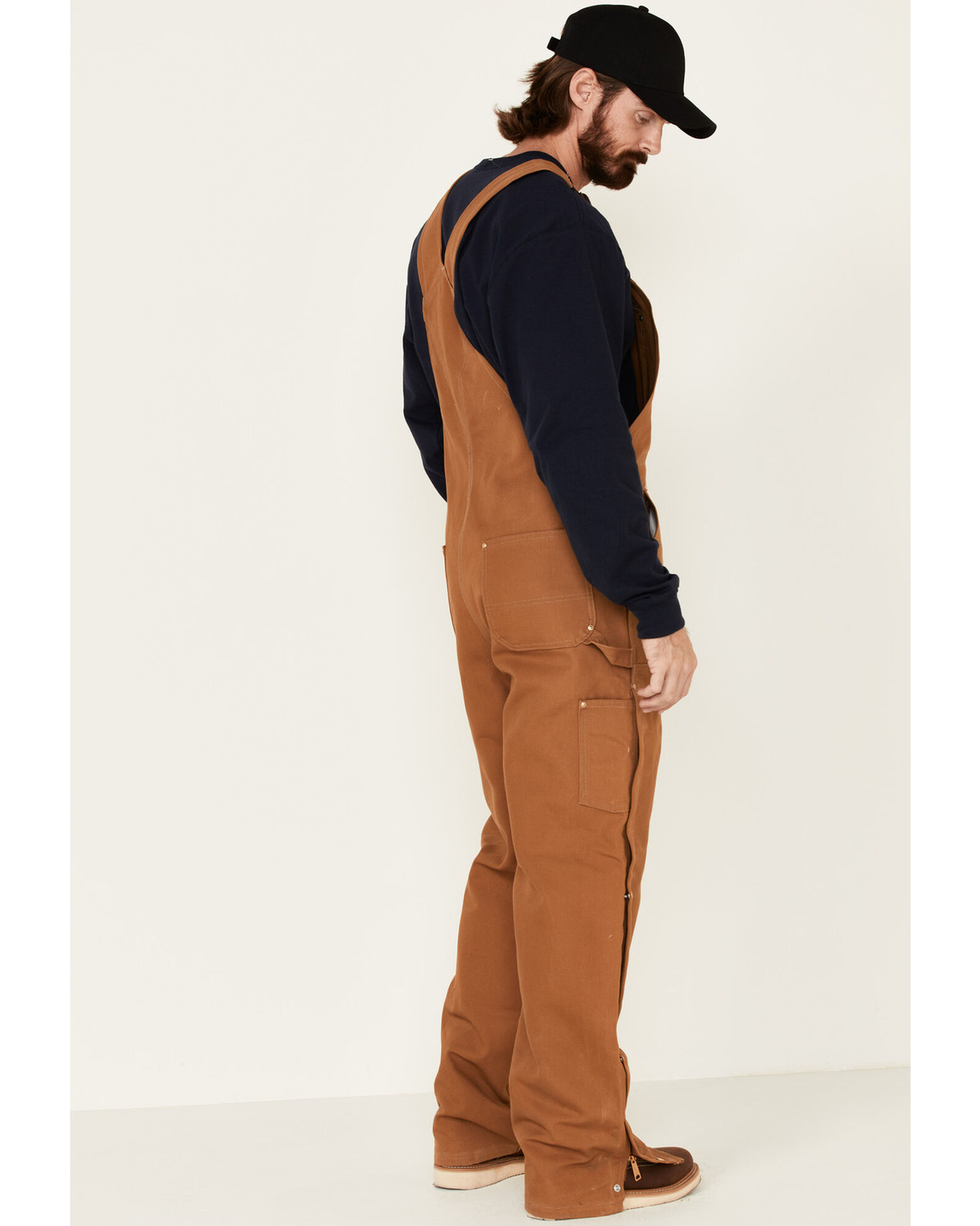 Carhartt zip to thigh bib overalls online