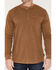 Image #3 - Cody James Men's FR Roughneck Solid Long Sleeve Snap Henley Work Shirt, Khaki, hi-res