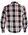 Image #3 - Milwaukee Performance Men's Aramid Reinforced Plaid Flannel Biker Shirt - Big & Tall, Black/red, hi-res