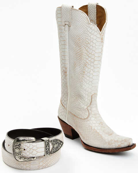 Idyllwind Women's Strut Western Boots - Snip Toe, Ivory, hi-res