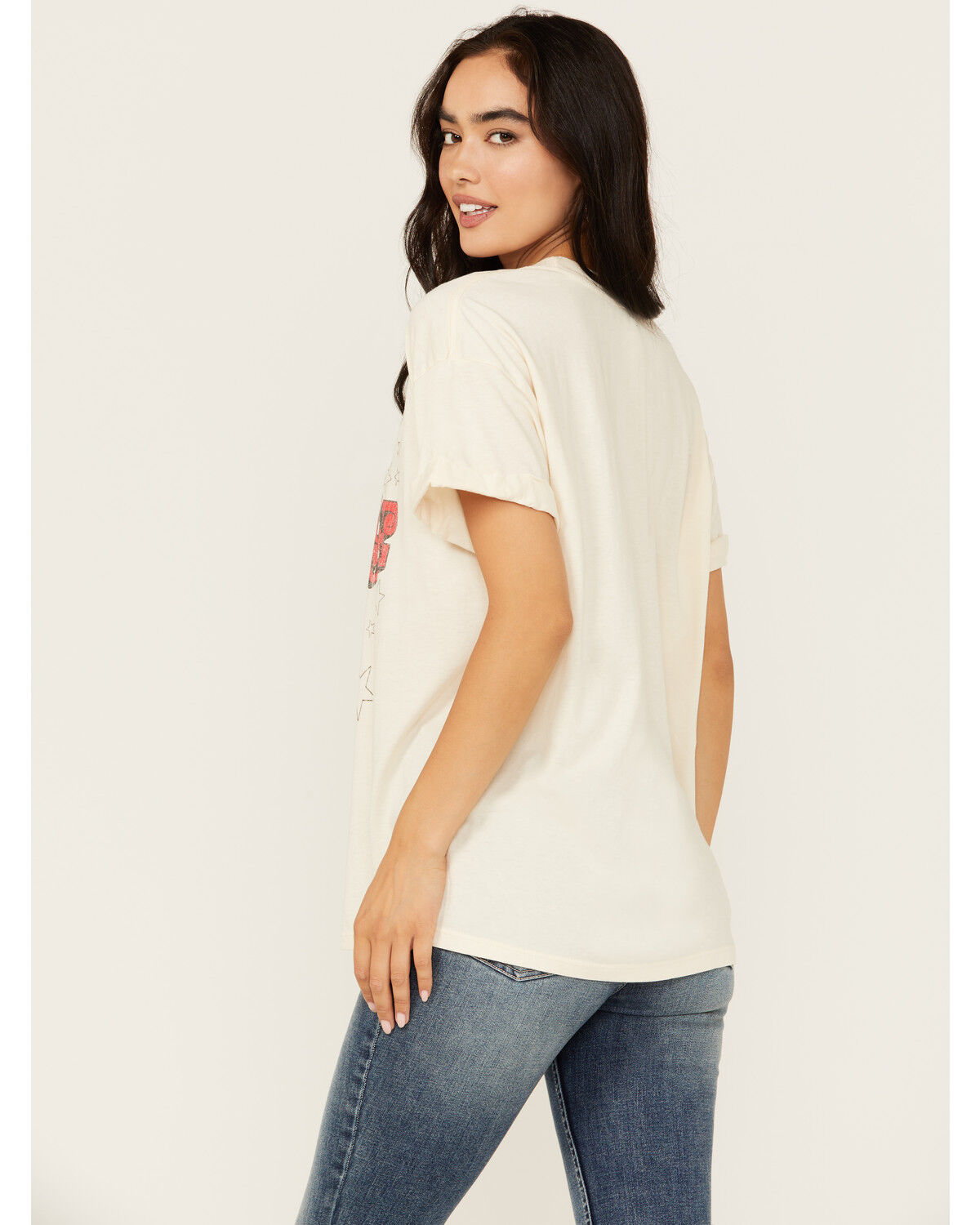 Image #4 - Girl Dangerous Women's Nashville Star Relaxed Short Sleeve Graphic Tee, Natural, hi-res