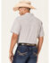 Image #4 - Moonshine Spirit Men's Static Geo Print Short Sleeve Snap Western Shirt , White, hi-res