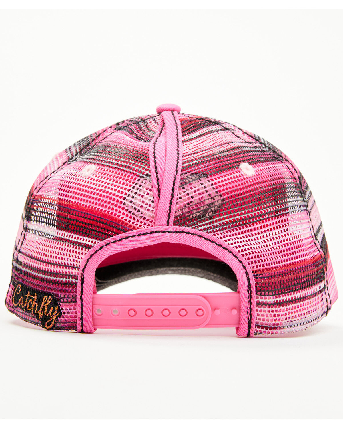 Image #3 - Trenditions Women's Catchfly Embroidered Southwestern Baseball Cap, Pink, hi-res