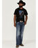 RANK 45 Men's Gate Flag Logo Graphic T-Shirt , Black, hi-res