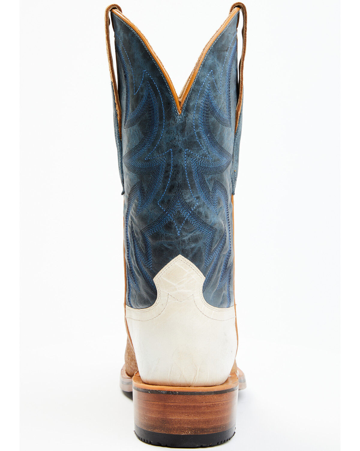 Image #5 - RANK 45® Men's Archer Western Boots - Square Toe, Blue, hi-res