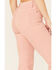 Image #4 - Sneak Peek Women's High Rise Slim Bootcut Jeans, Pink, hi-res