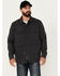 Image #1 - Brothers and Sons Men's Crockett Wool Flannel Lined Snap Jacket, Charcoal, hi-res