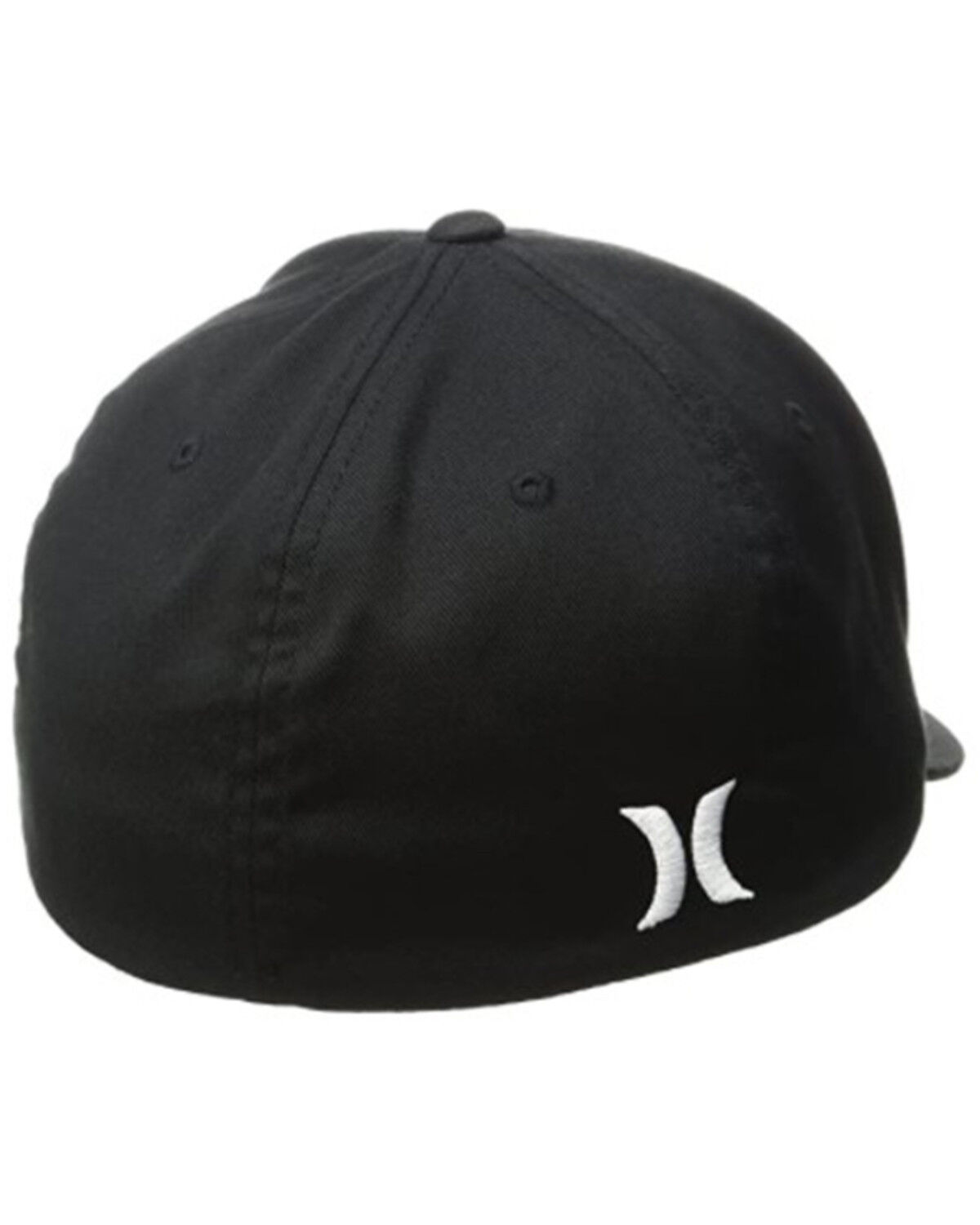 Image #2 - Hurley Men's Logo Flexfit® Ball Cap, Black, hi-res