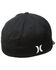 Image #2 - Hurley Men's Logo Flexfit® Ball Cap, Black, hi-res