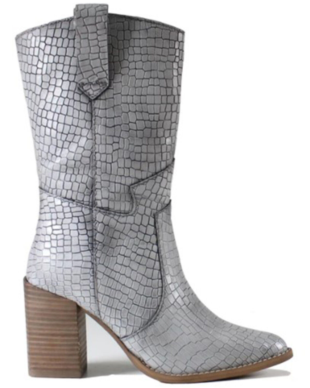 Image #2 - Diba True Women's Trudy Moody Western Boots - Round Toe, White, hi-res