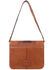 Scully Women's Tooled Flag Handbag, Brown, hi-res