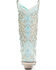 Image #5 - Corral Women's Boot Barn Exclusive Glitter Inlay Western Boots - Snip Toe, Light Blue, hi-res
