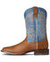 Ariat Men's Circuit Greeley Western Performance Boots - Broad Square Toe, Brown, hi-res