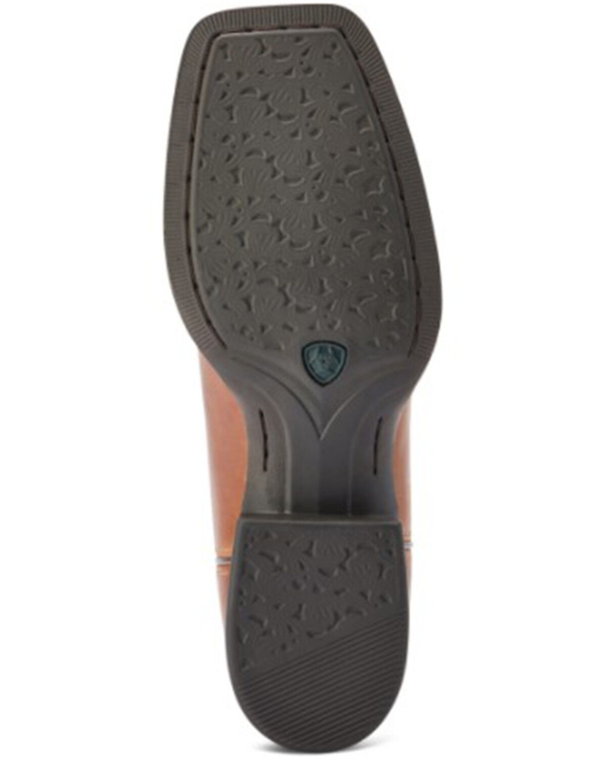 Image #5 - Ariat Women's Round Up Embossed Floral Print Performance Western Boots - Broad Square Toe, Brown, hi-res
