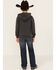 Image #3 - Wrangler Boys' Medium Wash Dellwood Relaxed Bootcut Stretch Jeans - Big, Medium Wash, hi-res