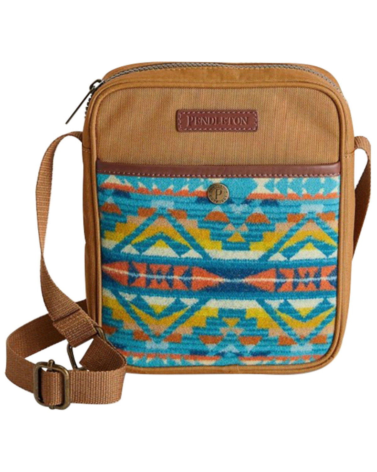 Image #1 - Pendleton Women's Alto Mesa Crossbody Satchel Bag, Blue, hi-res