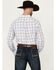 Image #4 - Ariat Men's Joshua Ombre Plaid Print Long Sleeve Button-Down Performance Western Shirt, Teal, hi-res