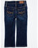 Image #1 - Shyanne Toddler Girls' Dark Wash Stretch Bootcut Riding Jeans, Dark Wash, hi-res