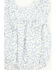 Image #2 - Yura Infant Girls' Printed Puff Sleeve Onesie, Blue, hi-res