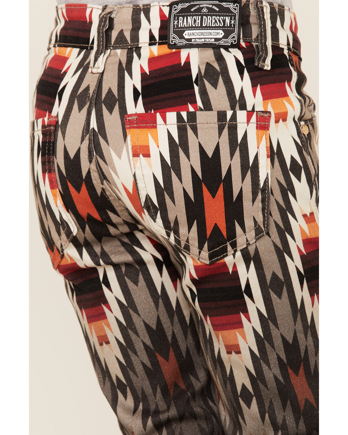 Image #4 - Ranch Dress'n Girls' High Rise Ember Stretch Flare Jeans, Grey, hi-res