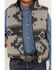 Image #3 - Cody James Boys' Sunset Reversible Jacquard Puffer Vest, Grey, hi-res