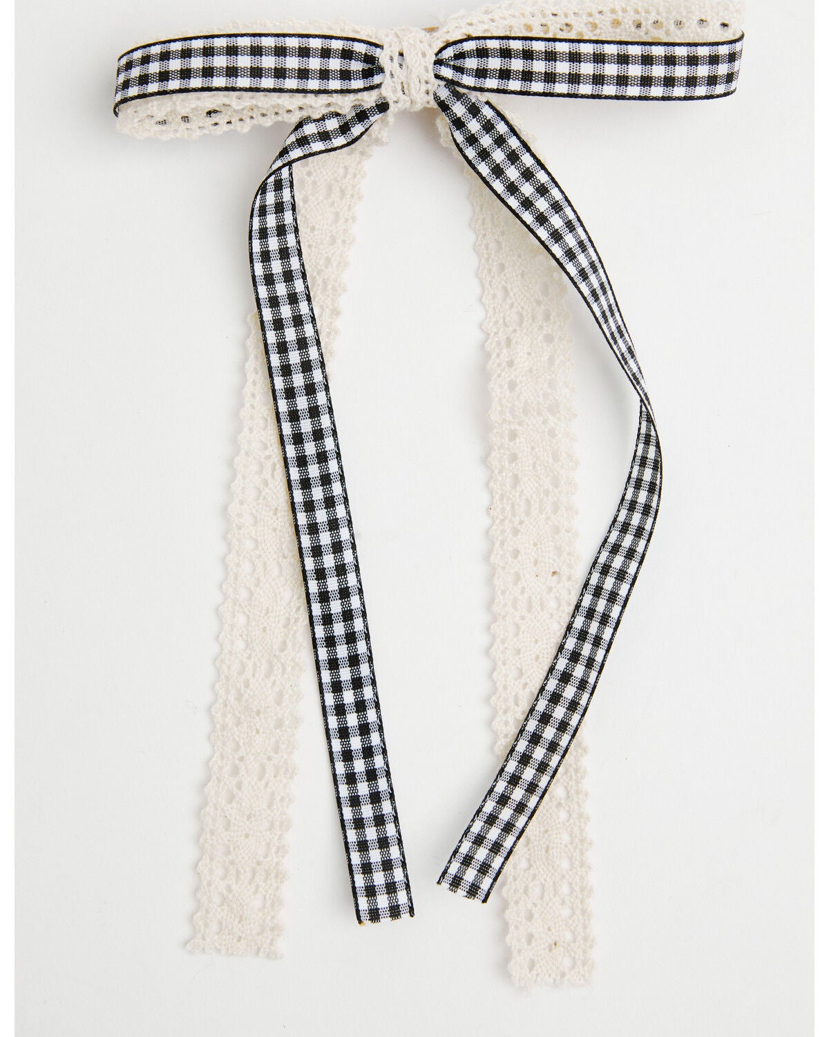 Image #3 - Shyanne Women's Gingham Lace Boot Bow, Black, hi-res