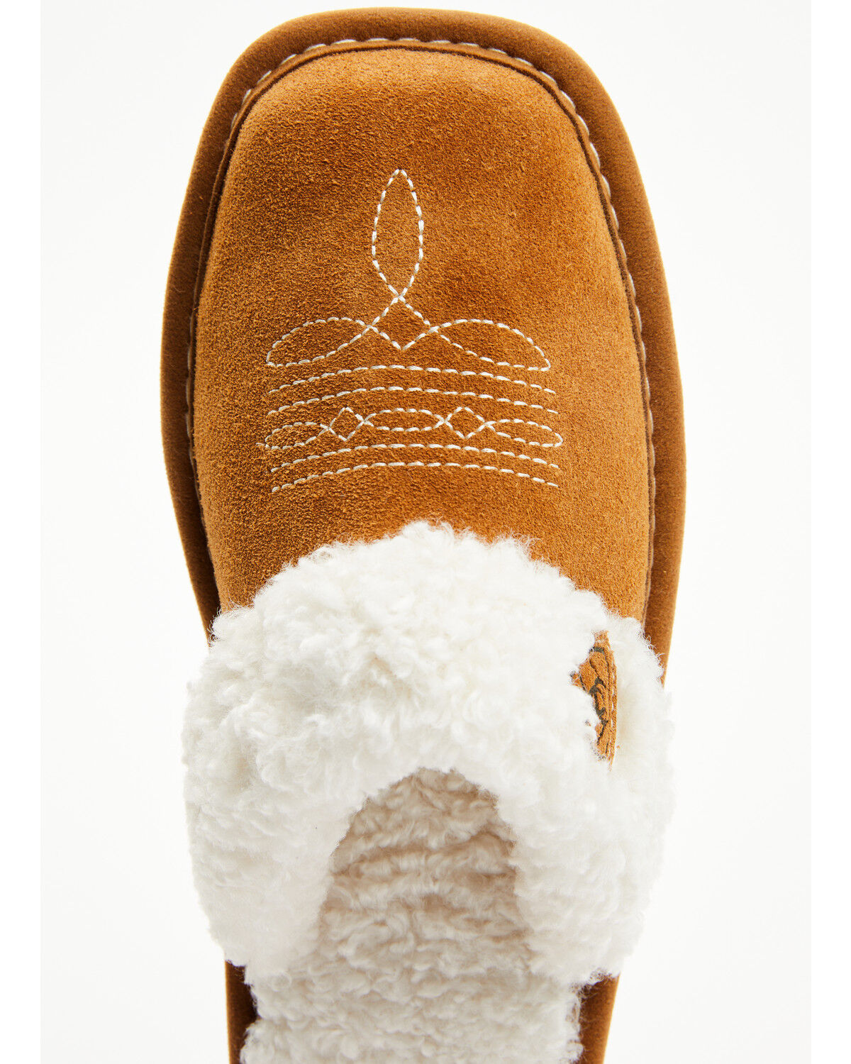 Image #6 - Ariat Women's Jackie Slippers - Broad Square Toe, Chestnut, hi-res