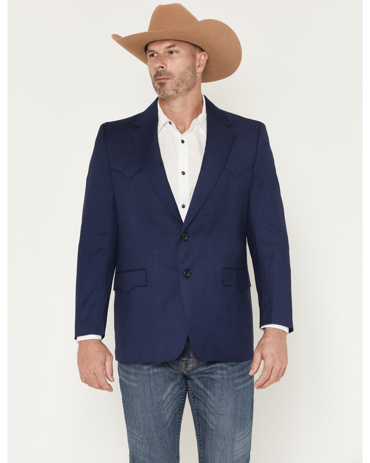 Circle S Men's Plano Sportcoat, Blue, hi-res