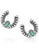 Image #1 - Montana Silversmiths Women's Lucky Roads Turquoise Earrings, Silver, hi-res
