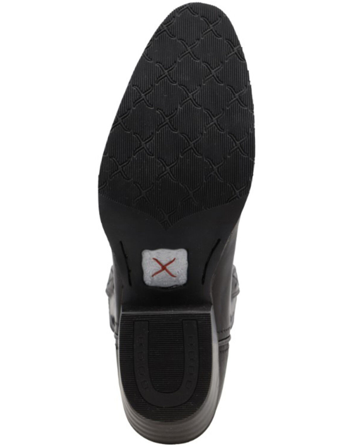 Image #7 - Twisted X Women's 12" Western Boot - Round Toe, Black, hi-res