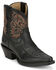 Image #1 - Tony Lama Isabella Western Booties - Snip Toe, Black, hi-res