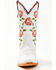 Image #4 - Liberty Black Women's Vicky Floral Embroidered Western Boot - Snip Toe, White, hi-res