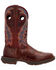 Durango Men's Rebel Performance Western Boots - Square Toe , Pecan, hi-res