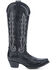 Image #2 - Circle G Women's Embroidered Western Boots - Snip Toe, Black, hi-res