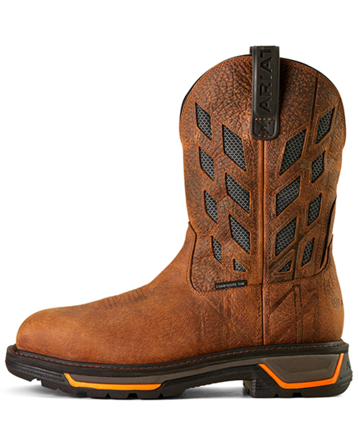Image #2 - Ariat Men's Big Tread VentTEK Work Boots - Composite Toe, Brown, hi-res