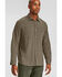Image #1 - Under Armour Men's Green Payload Button Down Long Sleeve Work Shirt, Green, hi-res