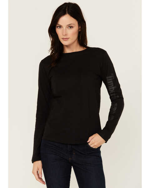 Timberland PRO® Women's Core Long Sleeve T-Shirt, Black, hi-res