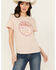 Image #1 - Wrangler Women's Live Free Short Sleeve Graphic Tee, Peach, hi-res