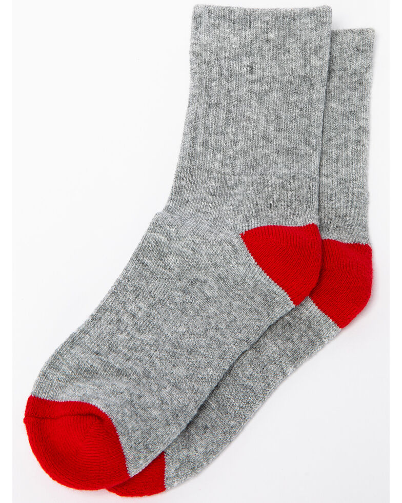 Cody James Youth Boys' Crew Socks, Heather Grey, hi-res