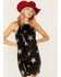 Image #2 - Rock & Roll Denim Women's Sleeveless Star Sequins Mini Dress, Black, hi-res