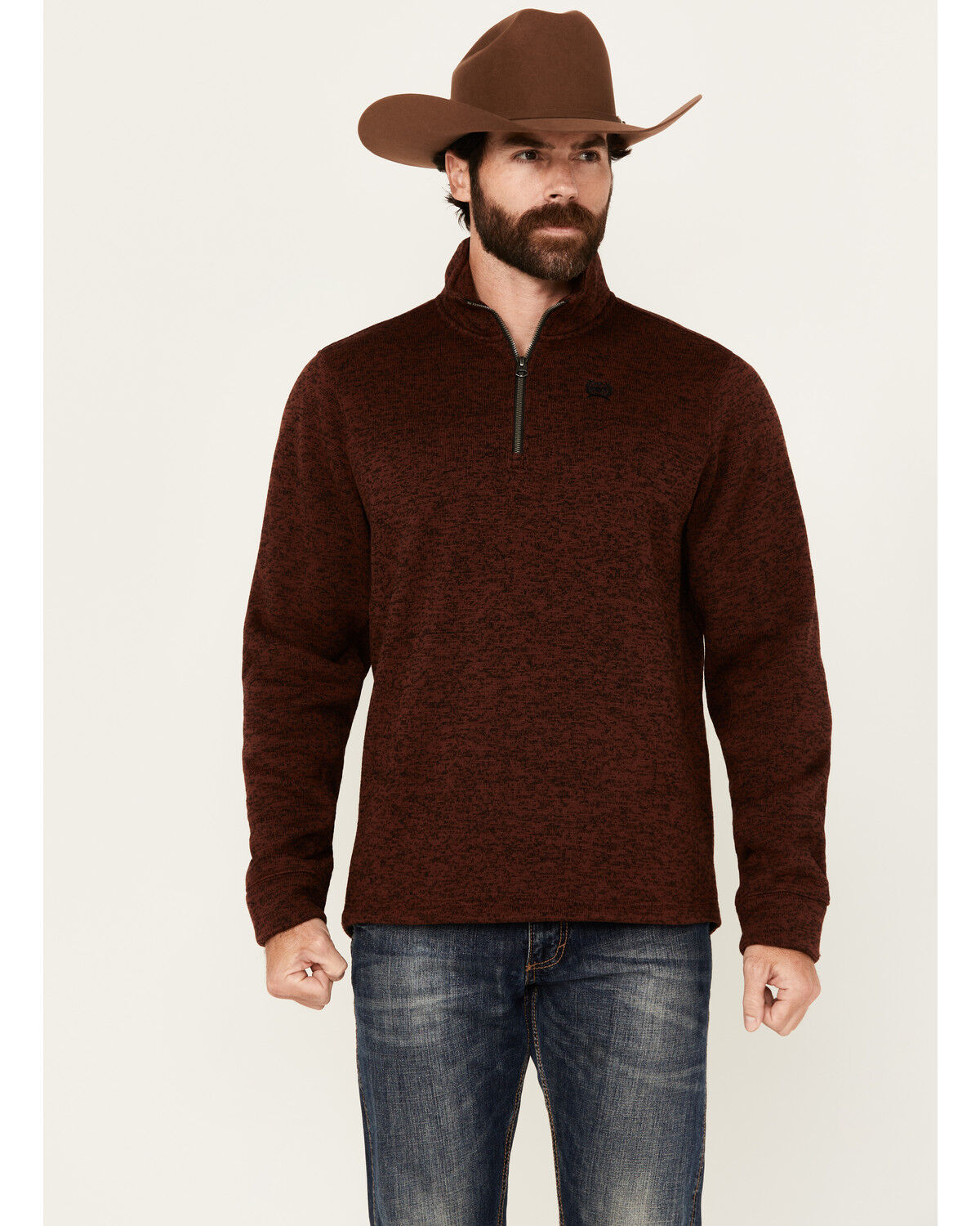 Image #1 - Cinch Men's 1/4 Zip Pullover, , hi-res