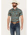 Image #1 - Pendleton Men's Laramie Desert Short Sleeve Snap Western Shirt, Blue, hi-res
