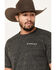 Ariat Men's Camo Ring Short Sleeve Graphic T-Shirt , Charcoal, hi-res
