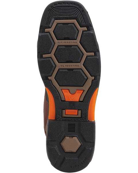 Image #3 - Ariat Men's Overdrive 8" Lace-Up Work Boots - Composite Toe, Chestnut, hi-res